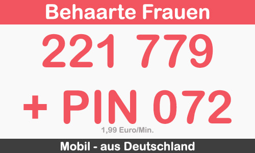 billige handy sexhotline mit stark behaarte frauen
